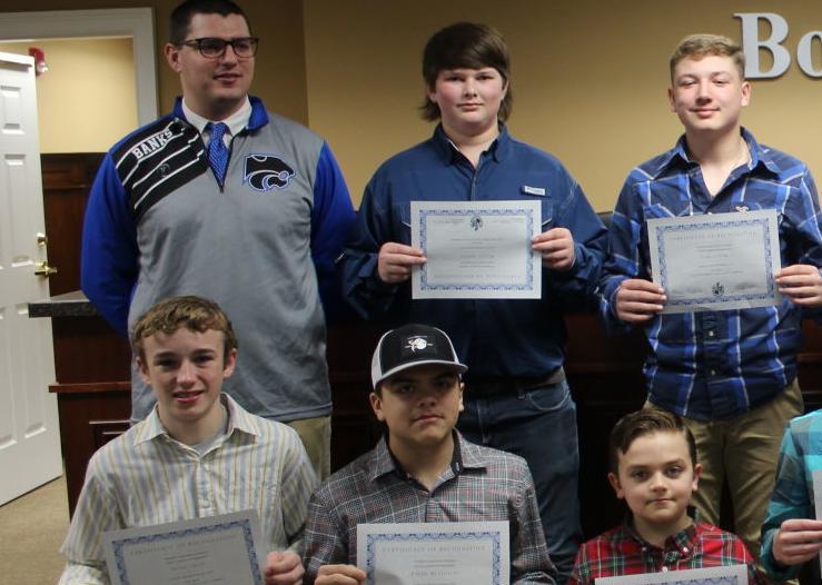 WRESTLING CHAMPS RECOGNIZED